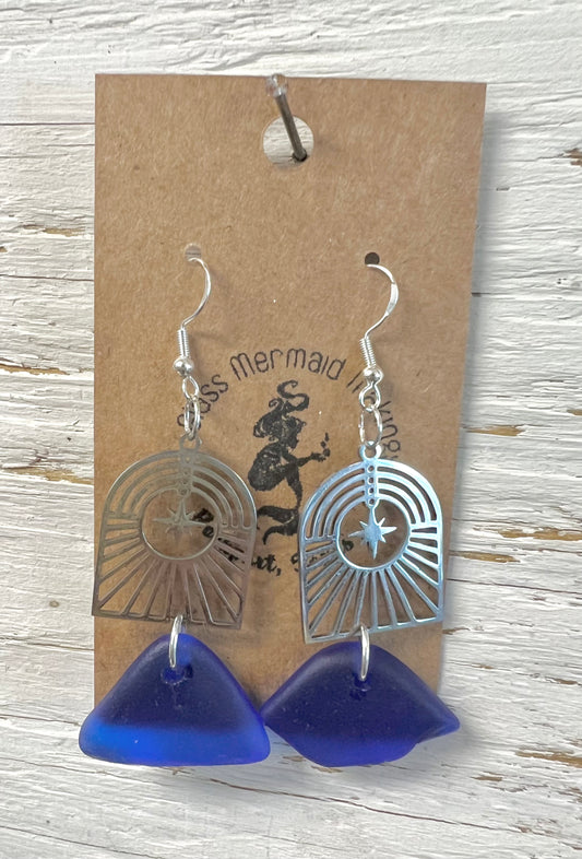 Blue Charm Earrings