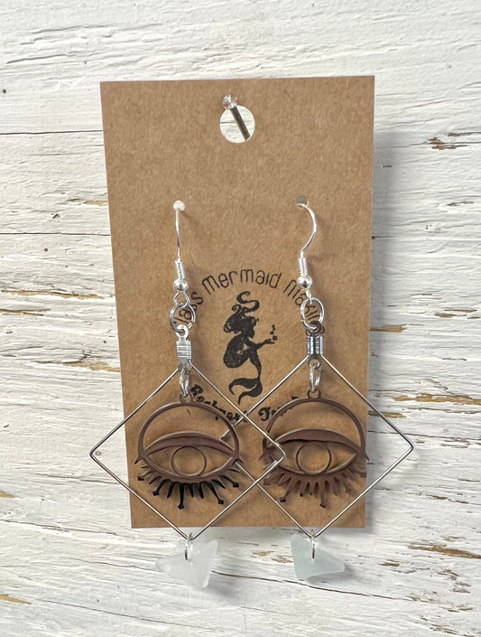 Dangle Eye Earrings