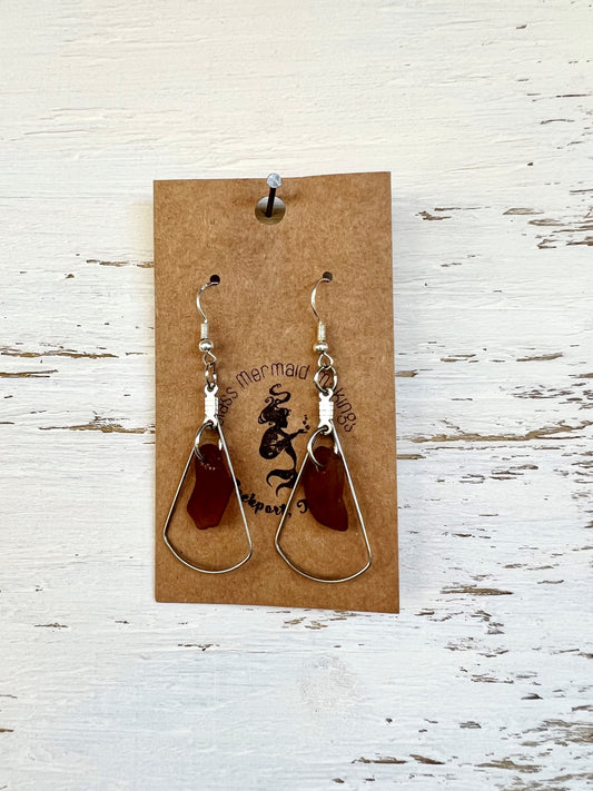 Tear Drop Hoop Dangles