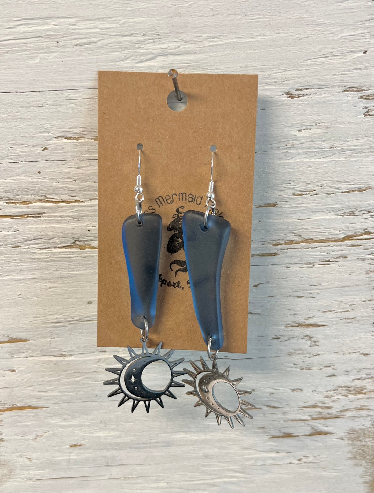 Large Dark Blue Dangles