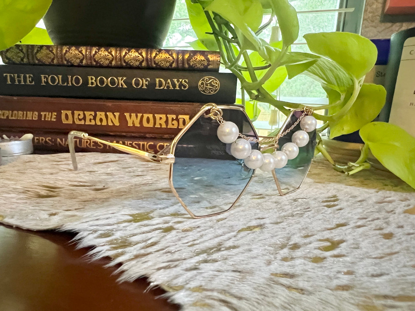 Octagonal Pearl Glasses