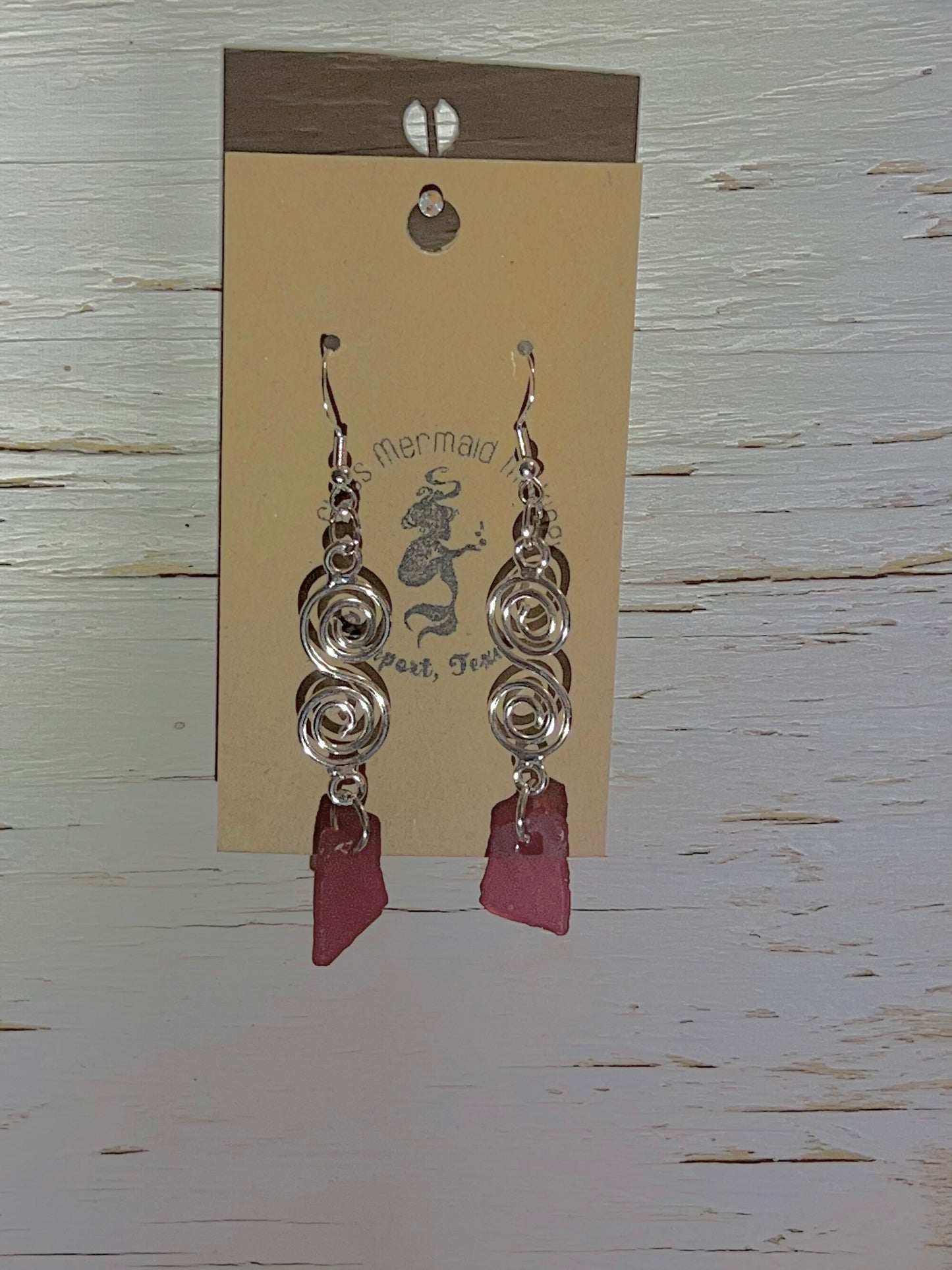 Rare Red Spiral Dangles