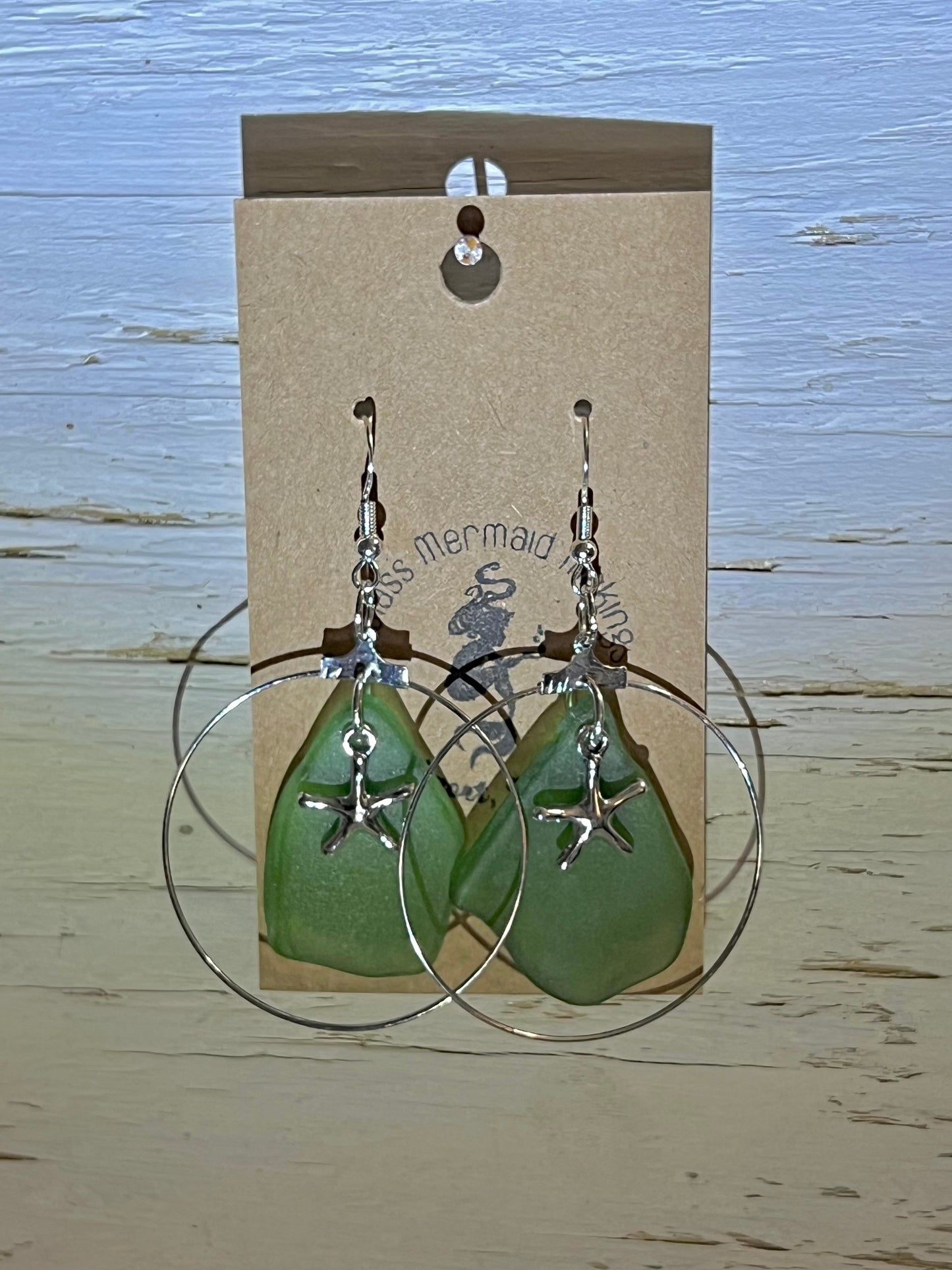 Large Green Starfish Dangles