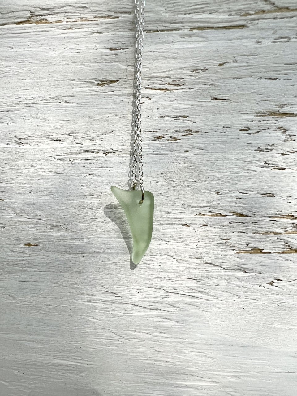 Mint Sea Glass Necklace